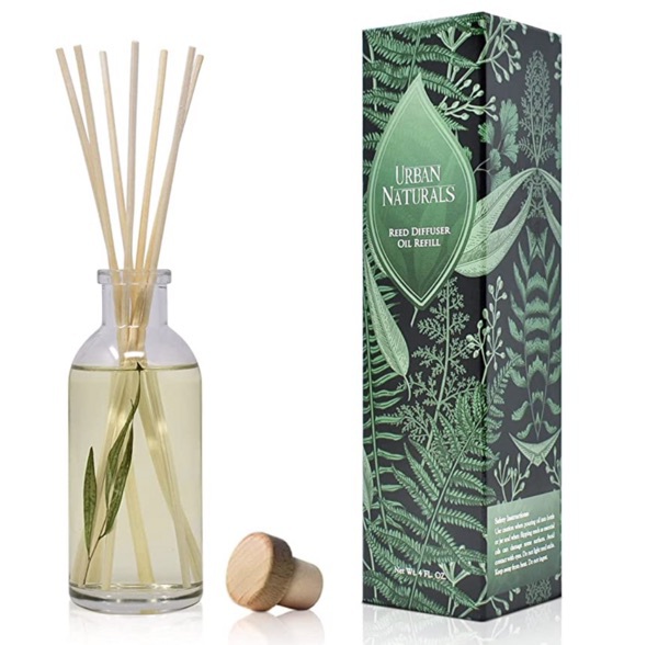 Urban Naturals Bamboo Reed Diffuser Oil with Sticks Set